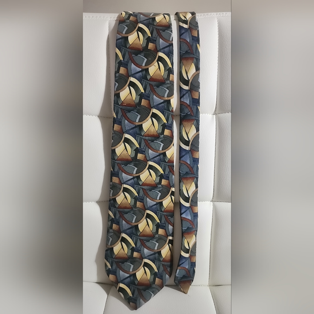 J. Garcia Multicolor Abstract Tie‎ 44"
